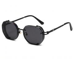 Black with Tinted Lenses front