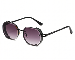 Black with Tinted Gradient Lenses front