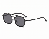 Black with Tinted Lenses front