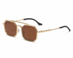Gold with Brown Lenses front