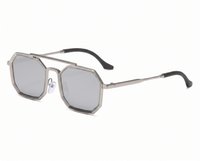 Silver with Light Gray Lenses front